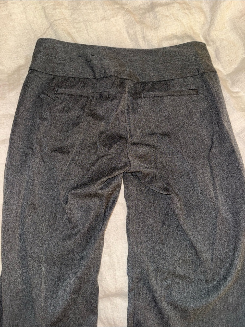 EXPRESS Editor Gray Dress Pants - Tailored Flare, 0R - Picture 4 of 4